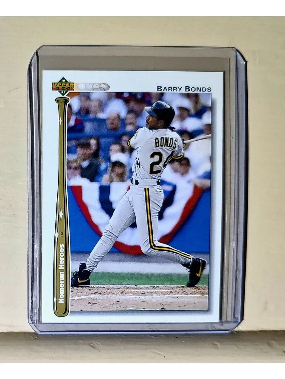 1992 Barry Bonds Upper Deck Baseball Card #HR21
